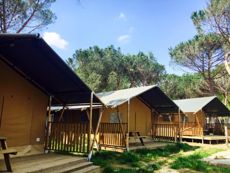  Tende Safari Lodge con vista lago