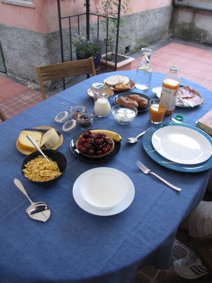 Casa “Le tre Muse” - colazione sul cortile