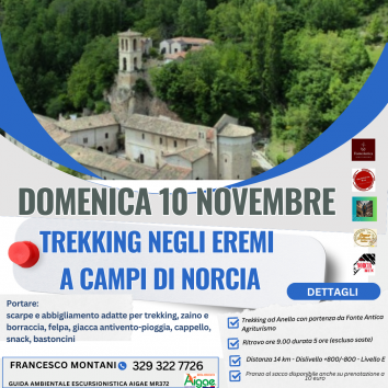 Titolo: Trekking negli Eremi