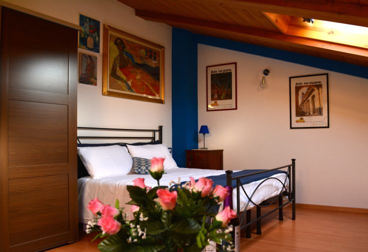 Chambre simple du B&B Percorso Verde, ambiance accueillante et confort pour les invités.