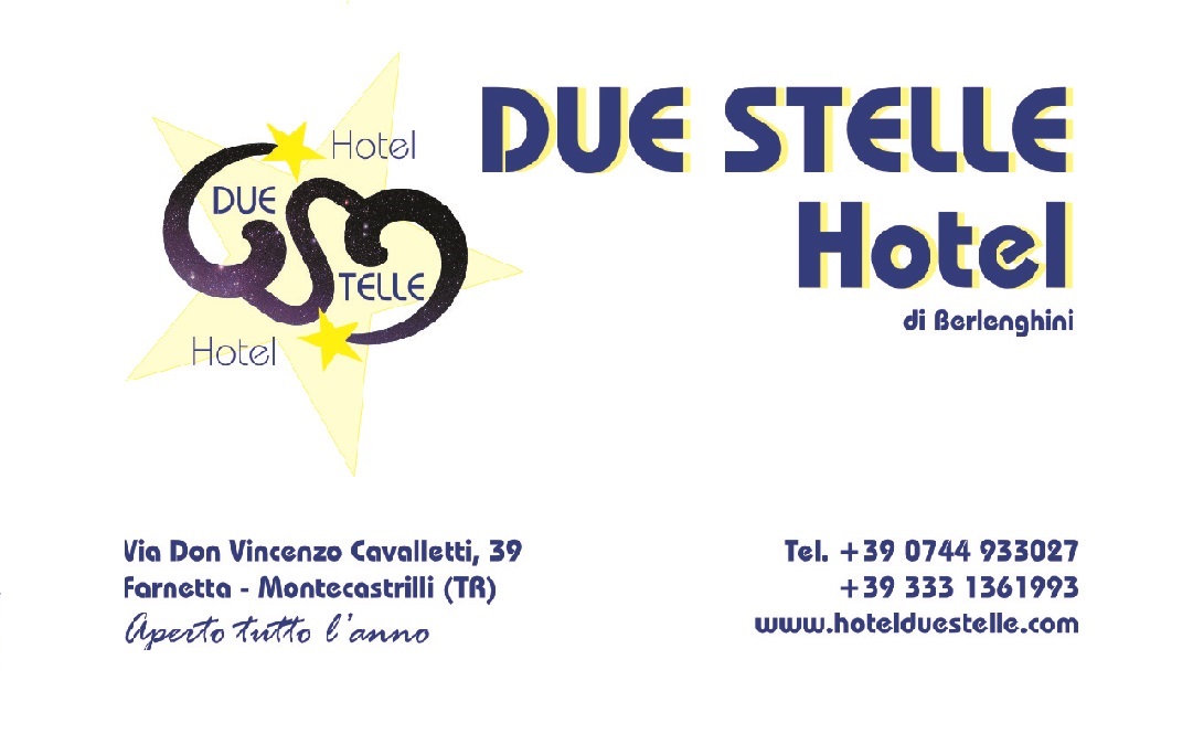 Hotel DUE STELLE a Farnetta, nel cuore delle colline umbre, propone sistemazioni accoglienti e colazione disponibile. Operativo tutto l'anno.