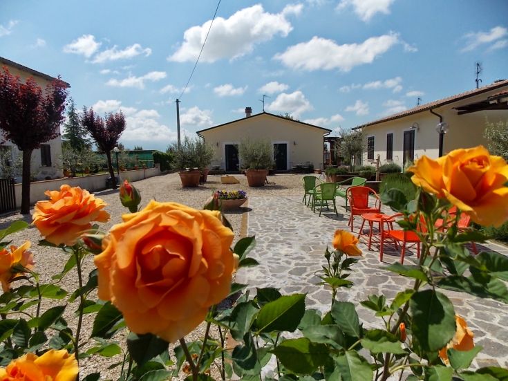 Gemütliches Landhaus inmitten der Natur, mit privaten Apartments und entspannender Atmosphäre.