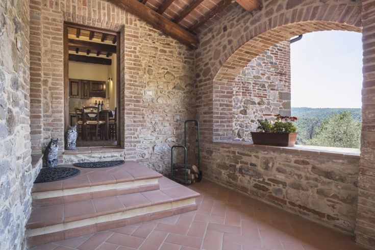 A stone entrance providing a relaxing view, perfect for moments of tranquility.