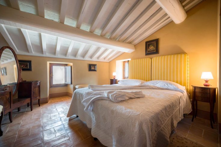 Gemütliche Atmosphäre mit gepflegten Zimmern im Relais Borgo Campello.