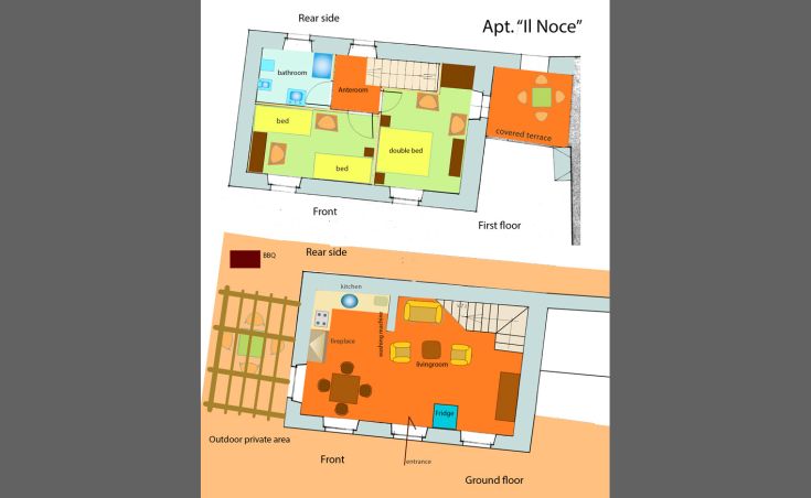 Grundriss der Wohnungen 