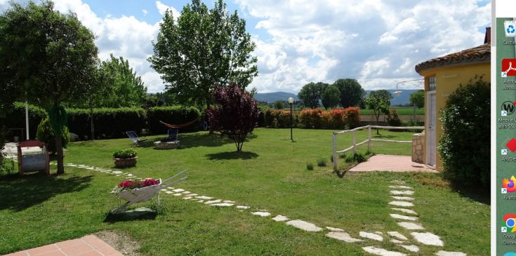 Comfortable green area, perfect for relaxation and outdoor events.