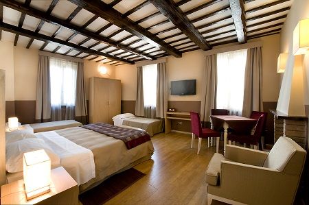 Spacious room with functional furniture, perfect for a peaceful living area.