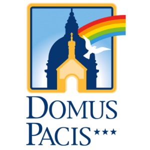 Logo di Domus Pacis, rappresenta un luogo di ospitalità e serenità in Umbria.