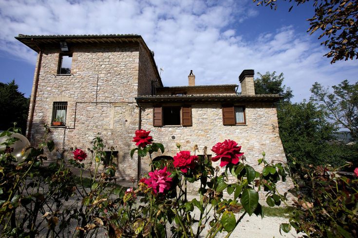 Un agriturismo avec des appartements entourés de nature, parfait pour les familles et les groupes d'amis.