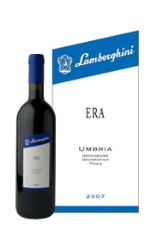 Vino rosso dell'Umbria, annata 2007, prodotto dalla Tenuta Patrizia Lamborghini.