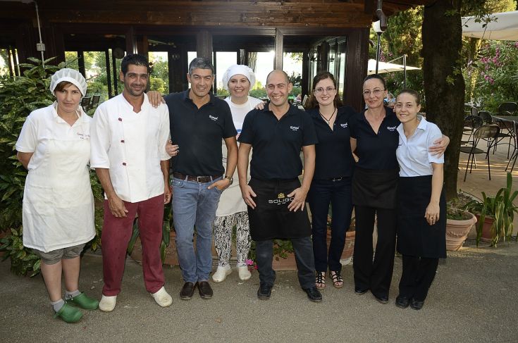 The staff at Hotel Kursaal is ready to warmly welcome guests.