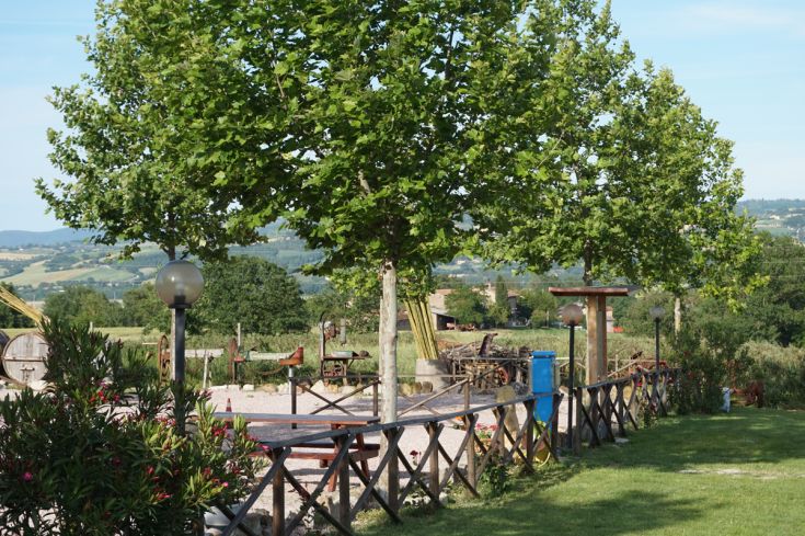 Nel cuore dell'Umbria, un agriturismo immerso nella campagna ideale per passeggiate e momenti di relax.