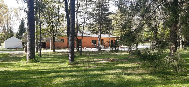 Structure surrounded by greenery, perfect for families and nature lovers. A place for relaxation and outdoor activities.