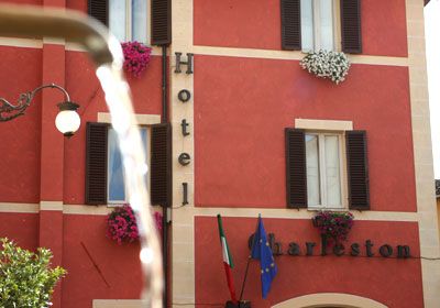 Cozy hotel with a serene atmosphere, decorated with fresh flowers.