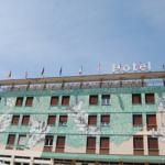 Hotel Arca, located near Spoleto's center, showcases street art and a vibrant atmosphere.