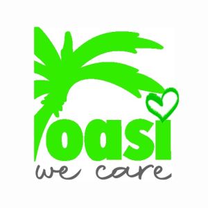 Logo of Oasi symbolizing a serene and comfortable place.