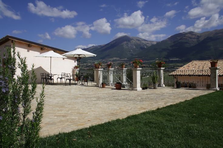 Agriturismo im Nationalpark Monti Sibillini, ideal für eine Auszeit in der Natur.