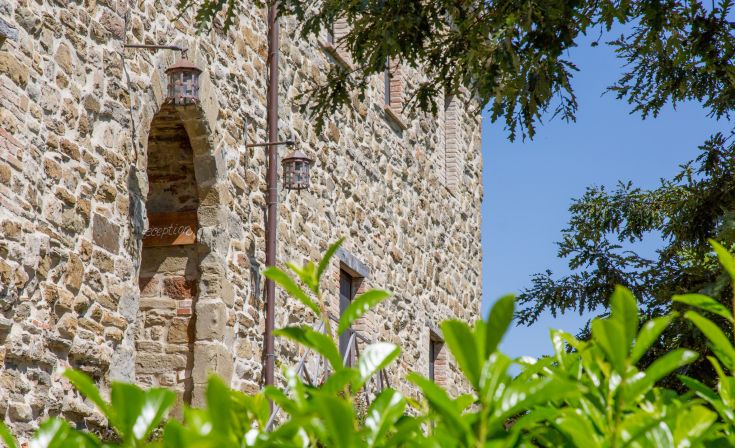 Ancient medieval building surrounded by nature, ideal for relaxation moments.