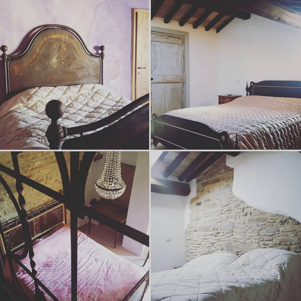 Camere confortevoli in un agriturismo, con un'atmosfera rilassante e servizi essenziali per gli ospiti.