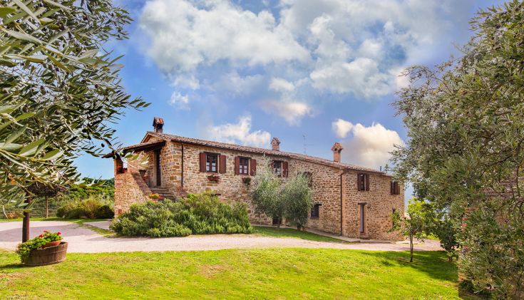 Un agriturismo en pleine nature, idéal pour des séjours relaxants dans la nature ombrienne.