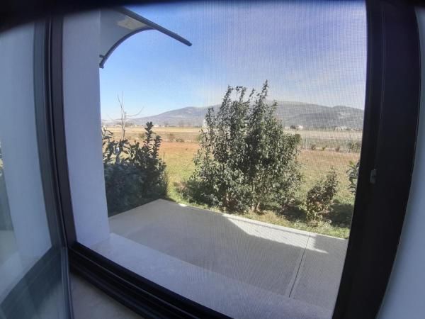 Panorama dall'Agriturismo La Semente, situato nella tranquilla campagna umbra.