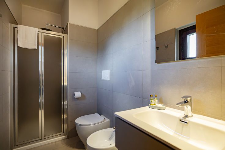 the bathrooms have been completely renovated 