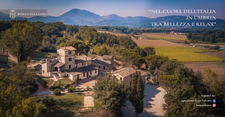 Un borgo storico nella campagna umbra, ideale per una pausa tranquilla.