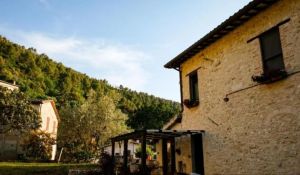 A peaceful Umbrian farmhouse set in nature, perfect for moments of relaxation and tranquility.