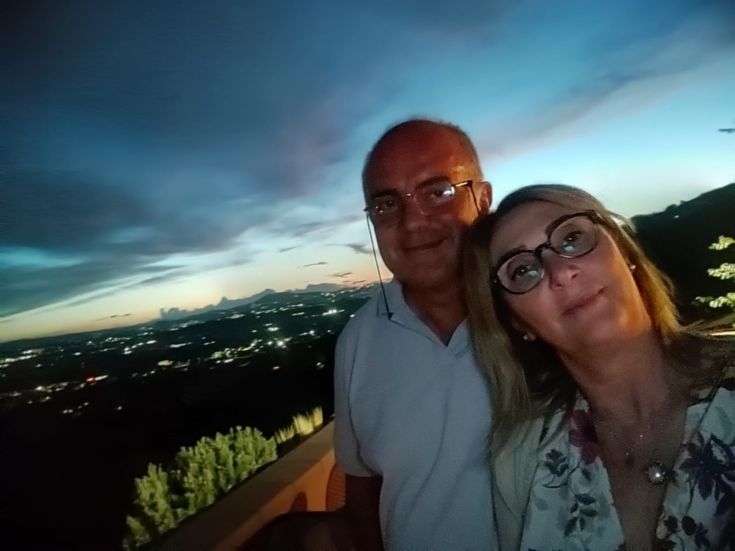 Cesare e Rossella and family