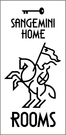 Una dimora storica con stanze arredate in modo semplice, situata nel centro di Sangemini.