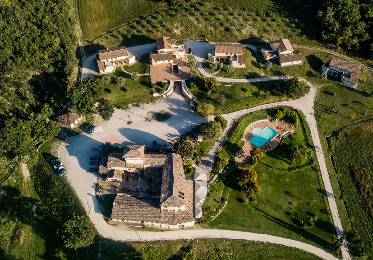 Agriturismo Valle Rosa offers a peaceful retreat in the serene Umbrian countryside.