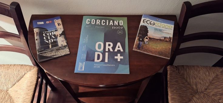 Riviste locali e materiale informativo su Corciano, con un ambiente confortevole.