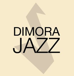 Un logo sobrio per Dimora Jazz, che richiama un'atmosfera musicale e accogliente.