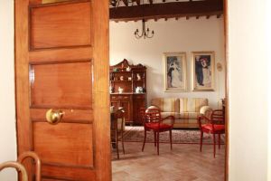 Living room with fine furnishings