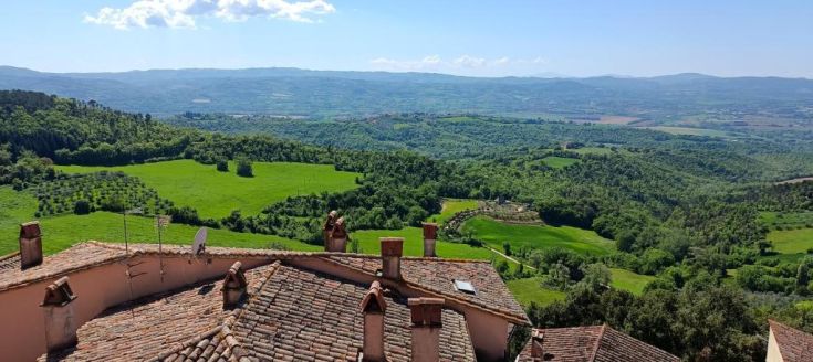 Spacious panoramic terrace