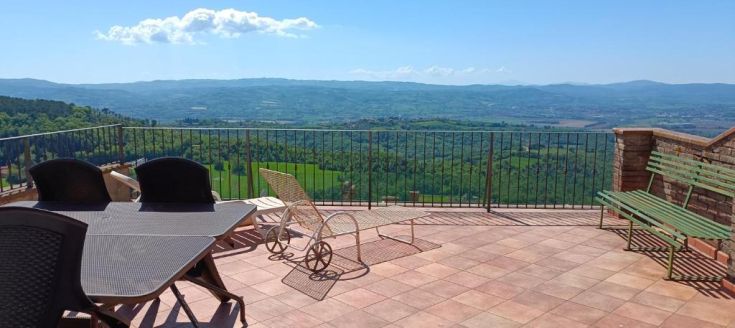 Spacious panoramic terrace