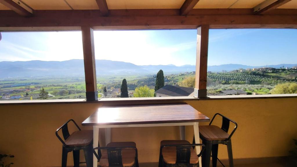 vista sulla vallata di Montefalco 