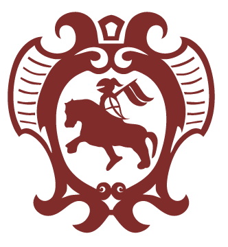Logo représentant un chevalier à cheval, évoquant la tradition locale.