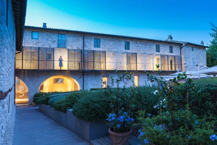 In Umbria, Palazzo Nun Relais blends elegance and comfort in a beautifully restored historic environment.