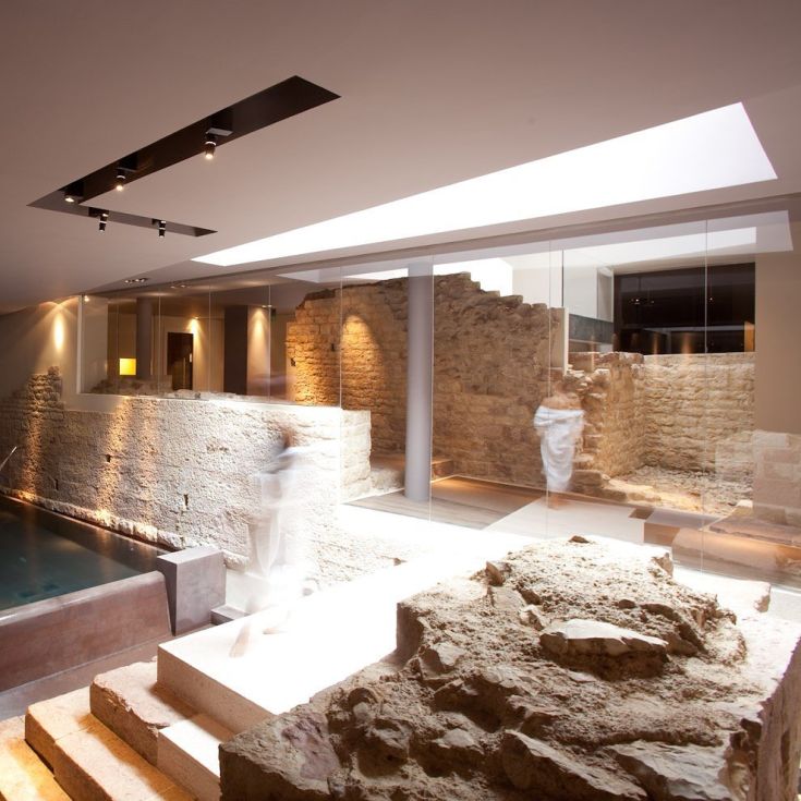 Interior of Palazzo Nun Relais, featuring a simple and welcoming design that blends tradition with modernity.