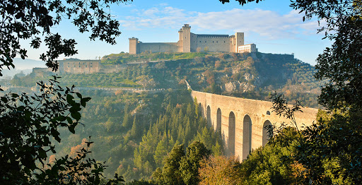 Rocca di Spoleto e ponte delle due torri