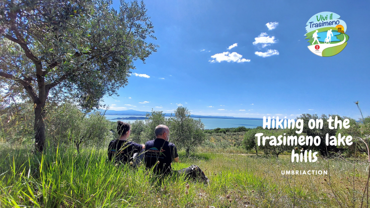 Escursione tra le colline del lago Trasimeno, immersi nella natura. Un momento di calma con panorama suggestivo.